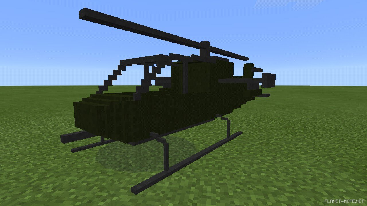 мод на андроид машины для майнкрафт с вертолетом самолётом танком машиной булдозером великом