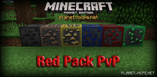 Текстур пак Red Pack PvP 0.13.1/0.13.0