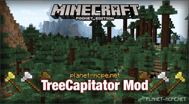 Мод TreeCapitator 0.15.6/0.15.4/0.14.3