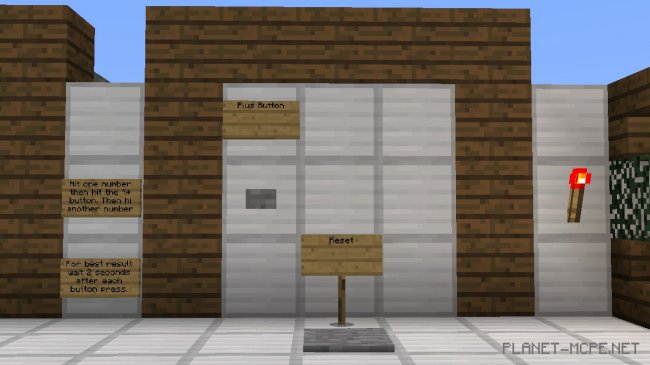 Карта Redstone Calculator (Редстоун) Карта Redstone Calculator (Редстоун)