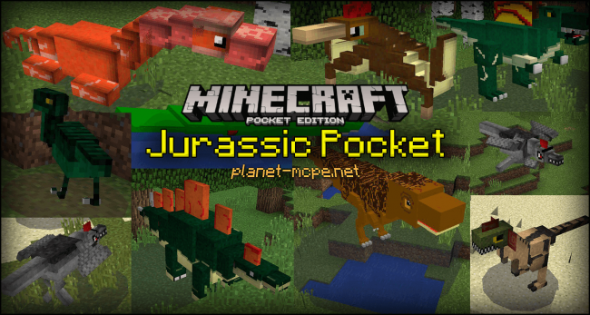 Мод Jurassic Pocket 0.15.6/0.15.4/0.14.3