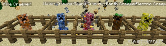 Мод Creepers+ 0.14.2/0.14.0/0.13.0 Мод Creepers+ 0.14.2/0.14.0/0.13.0