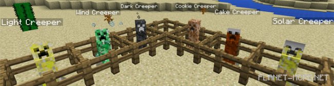 Мод Creepers+ 0.14.2/0.14.0/0.13.0 Мод Creepers+ 0.14.2/0.14.0/0.13.0