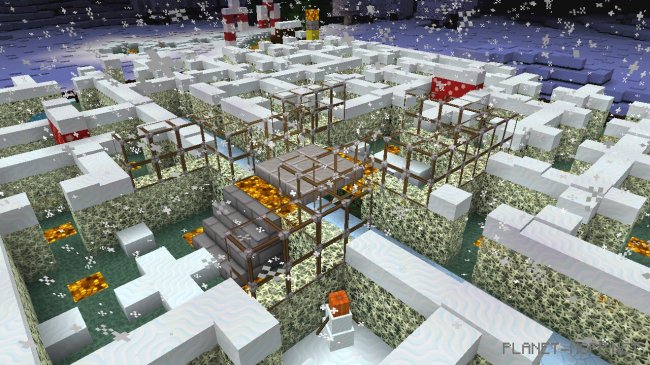 Карта Mojang Xmas Puzzles Карта Mojang Xmas Puzzles
