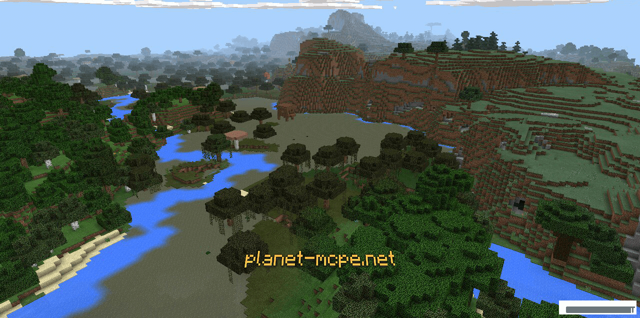 Хижина ведьмы на болоте 0.14.x  Сиды для Minecraft PE