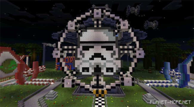 Карта Star Wars Theme Park Карта Star Wars Theme Park