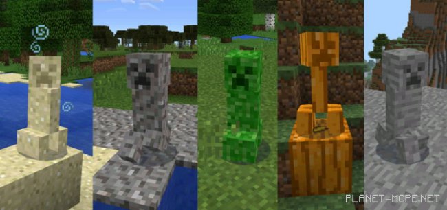 Мод Camouflaged Creeper 0.14.1/0.14.0/0.13.1 Мод Camouflaged Creeper 0.14.1/0.14.0/0.13.1
