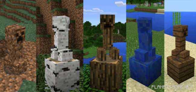 Мод Camouflaged Creeper 0.14.1/0.14.0/0.13.1 Мод Camouflaged Creeper 0.14.1/0.14.0/0.13.1