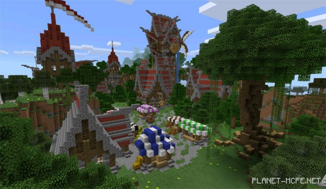 Карта Elondrian Village Карта Elondrian Village