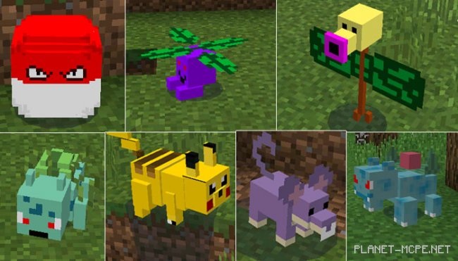 Мод Pixelmon PE 0.15.6/0.15.4/0.14.3 Мод Pixelmon PE 0.15.6/0.15.4/0.14.3
