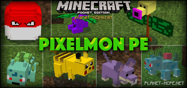 Мод Pixelmon PE 0.15.6/0.15.4/0.14.3