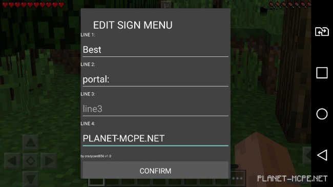 Мод Edit Sign 0.15.9/0.14.3 Мод Edit Sign 0.15.9/0.14.3