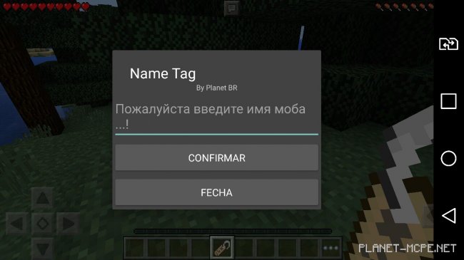 Мод Name Tag 0.14.2/0.14.0/0.13.1 Мод Name Tag 0.14.2/0.14.0/0.13.1