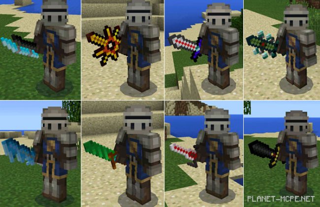 Мод More Swords PE 0.15.6/0.15.4/0.14.3 Мод More Swords PE 0.15.6/0.15.4/0.14.3