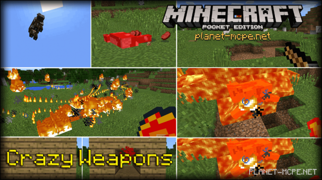 Мод Crazy Weapons 0.15.6/0.15.4/0.14.3