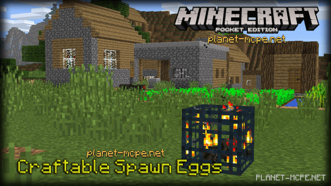 Мод Craftable Spawn Eggs 0.14.0/0.13.1
