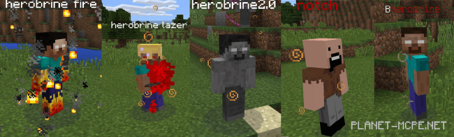 Мод Herobrine 0.15.4/0.15.3/0.14.0 Мод Herobrine 0.15.4/0.15.3/0.14.0