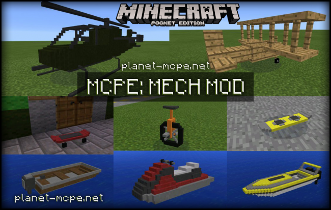 Мод Mech 0.15.6/0.15.4/0.14.3 | Моды Для Minecraft PE