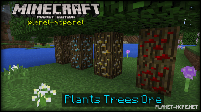 Мод Plants Trees Ore 0.15.9/0.15.6/0.14.3