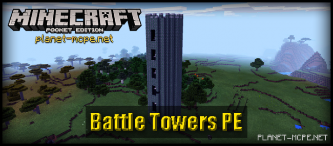 Мод Battle Towers PE 0.14.2/0.14.1/0.14.0