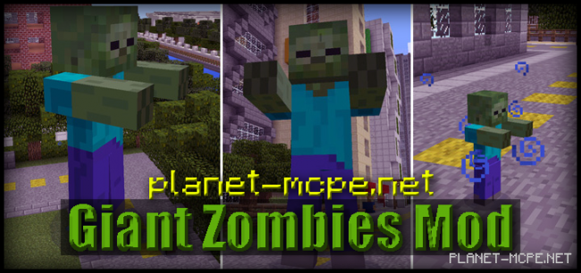 Мод Giant Zombies 0.15.4/0.14.0