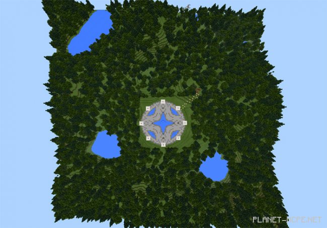 Карта Hunger Games Forest Arena Карта Hunger Games Forest Arena