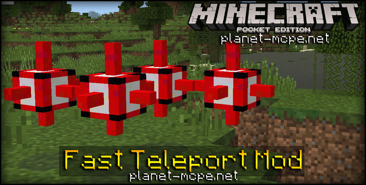 Мод Fast Teleport 0.15.3/0.14.3/0.14.1
