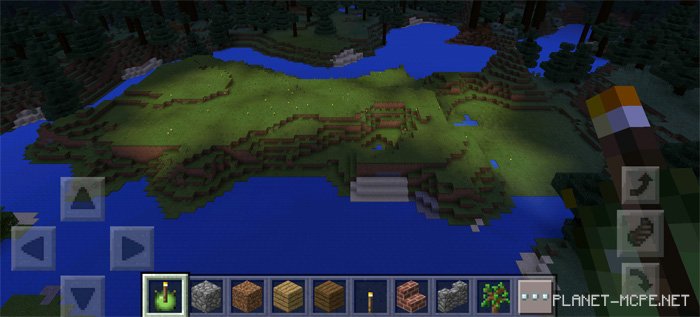 мод на майнкрафт пе 0.14.3 факел светится в руке #1