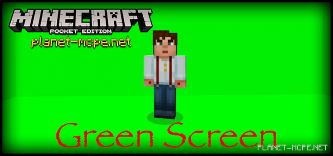 Текстур пак Green Screen 0.15.6/0.15.4/0.15.1