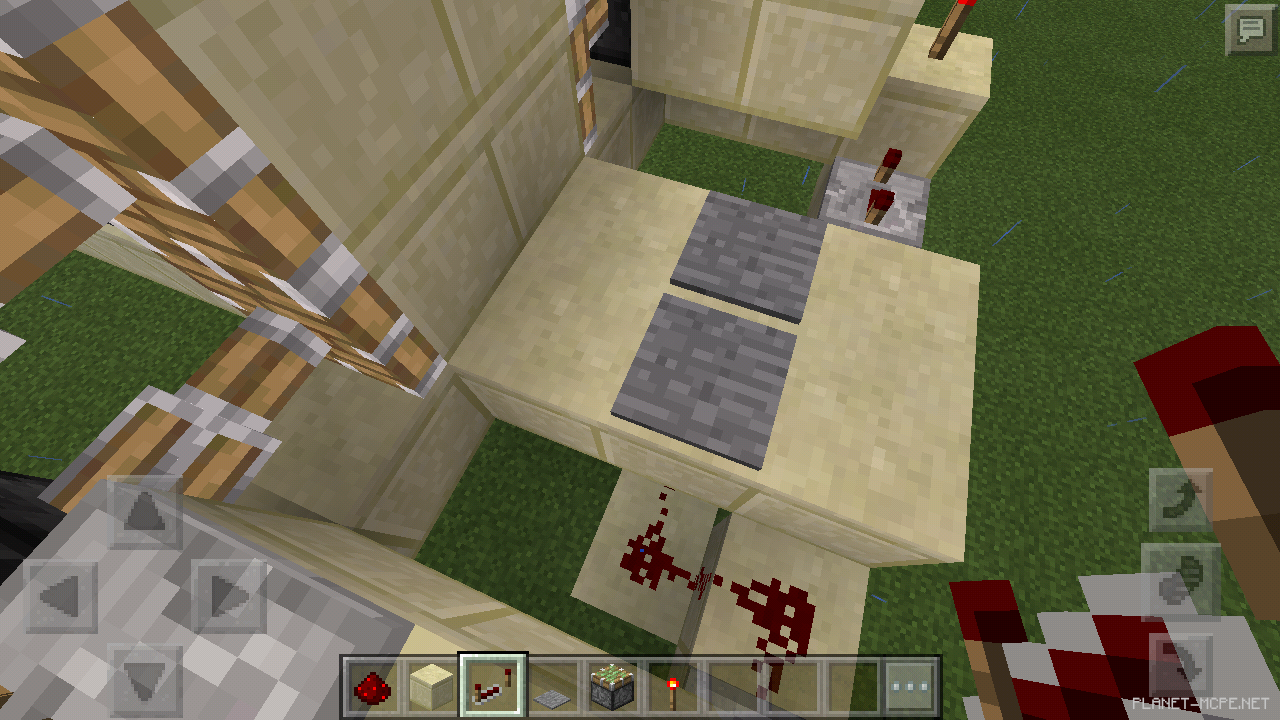 Дверь на липких поршнях Гайды Minecraft PE 