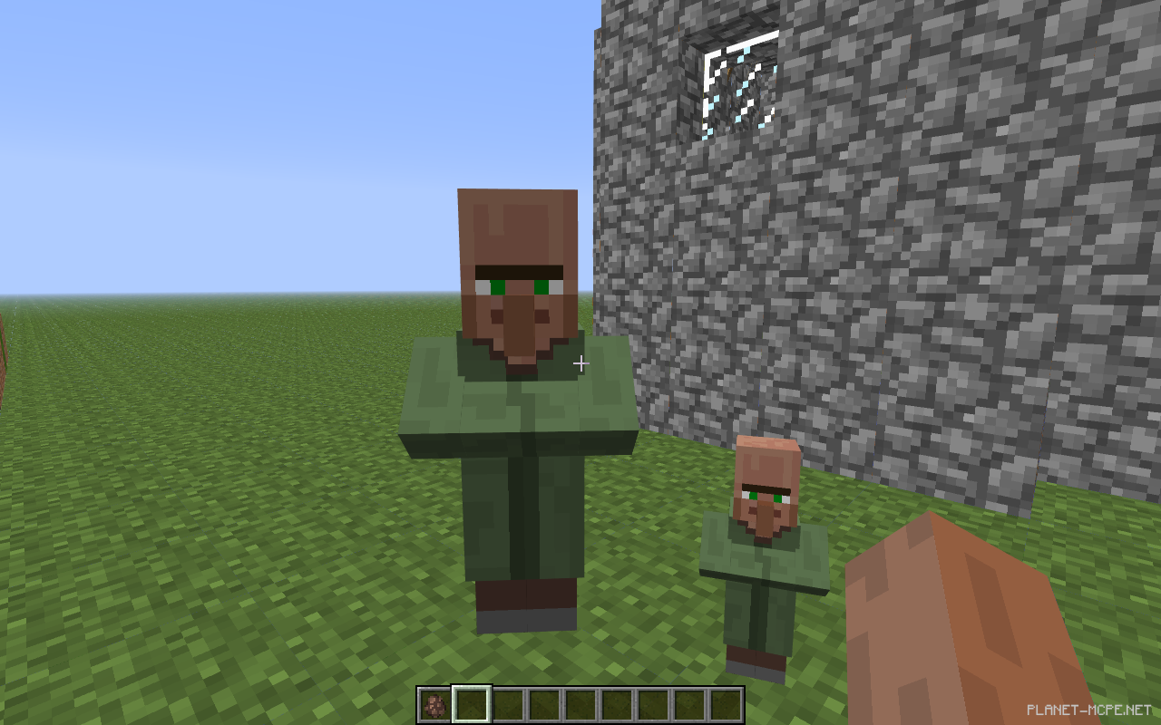 Деревенский житель (Мобы) — Гайды по Minecraft PE