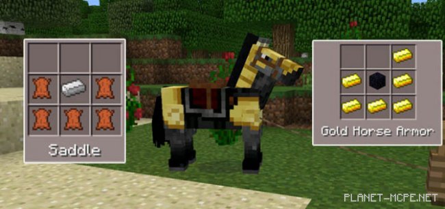 Мод Craftable Saddle & Horse Armors 0.15.6 Мод Craftable Saddle & Horse Armors 0.15.6
