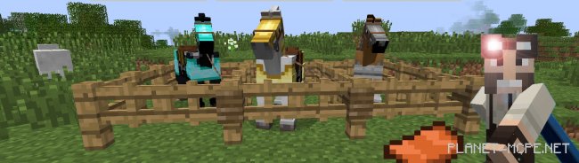 Мод Craftable Saddle & Horse Armors 0.15.6 Мод Craftable Saddle & Horse Armors 0.15.6