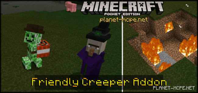 Мод Friendly Creeper 0.16.0