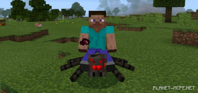 Мод Mountable Spider 0.16.0 Мод Mountable Spider 0.16.0