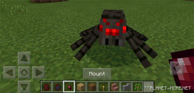 Мод Mountable Spider 0.16.0 Мод Mountable Spider 0.16.0