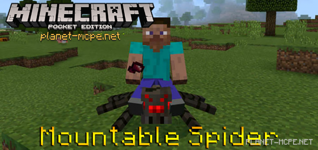 Мод Mountable Spider 0.16.0