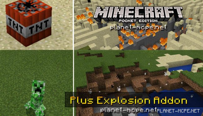 Мод Plus Explosion Addon 0.16.0
