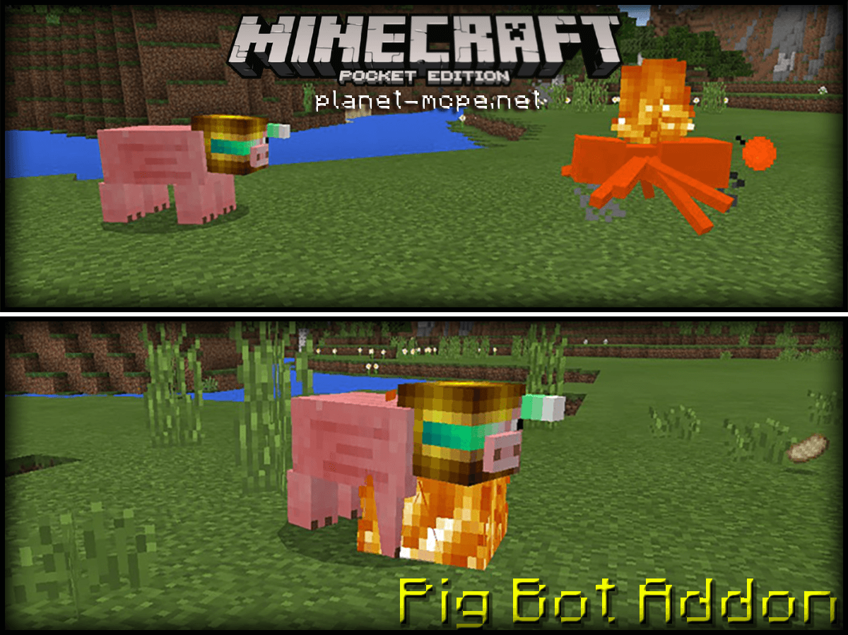 Мод Pig Bot 0.16.1/0.16.0
