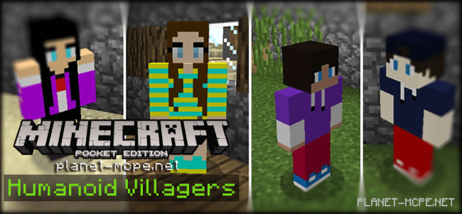 Мод Humanoid Villagers 1.4.2