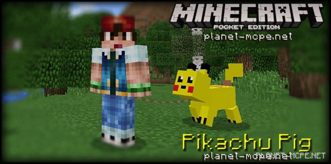 Мод Pikachu Pig 0.16.1/0.16.0