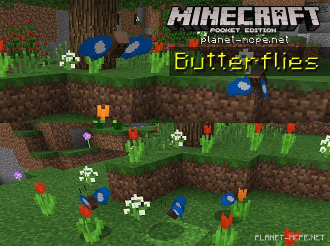 Мод Butterflies 0.16.1/0.16.0