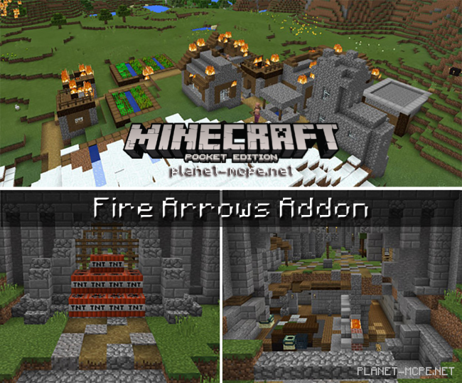 Мод Fire Arrows 0.17.0/0.16.1/0.16.0