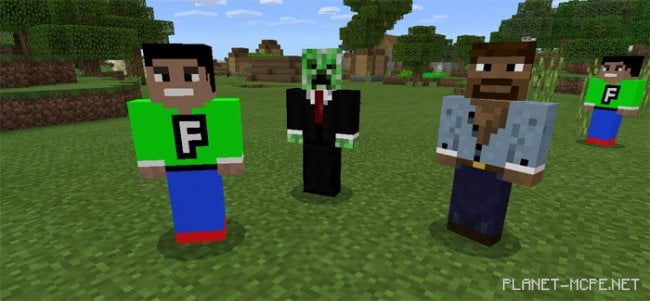 Текстуры YouTube Villagers 0.16.1/0.16.0 Текстуры YouTube Villagers 0.16.1/0.16.0