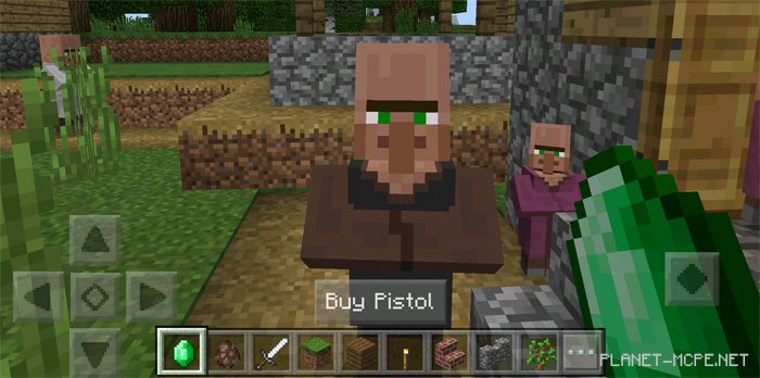 моды на майнкрафт пе кремневый пистолет #6