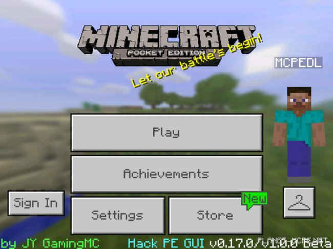 Мод GUI Hack PE 0.17.0/0.16.1/0.16.0 Мод GUI Hack PE 0.17.0/0.16.1/0.16.0