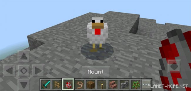 Мод Rideable Chickens 1.0/0.17.0 Мод Rideable Chickens 1.0/0.17.0