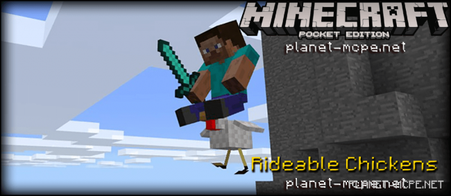 Мод Rideable Chickens 1.0/0.17.0
