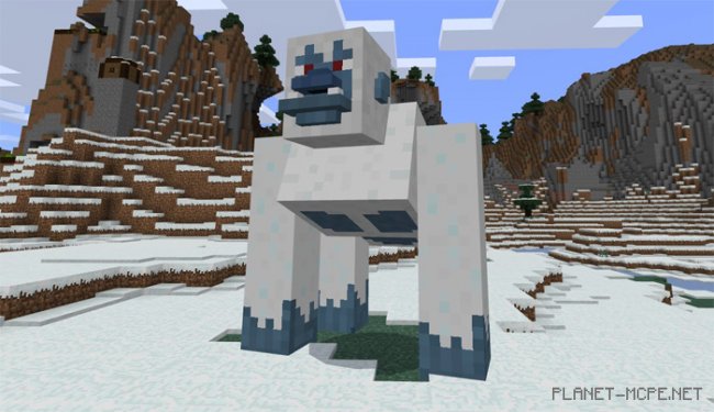 Мод Giant Yeti 1.0/0.17.0/0.16.1/0.16.0 Мод Giant Yeti 1.0/0.17.0/0.16.1/0.16.0