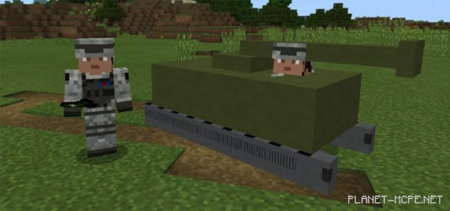 Мод Mine-Tanks 1.0/0.17.0
